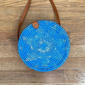 Street Level rattan canteen crossbody